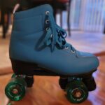 Blue skate that was the first pair owned by author